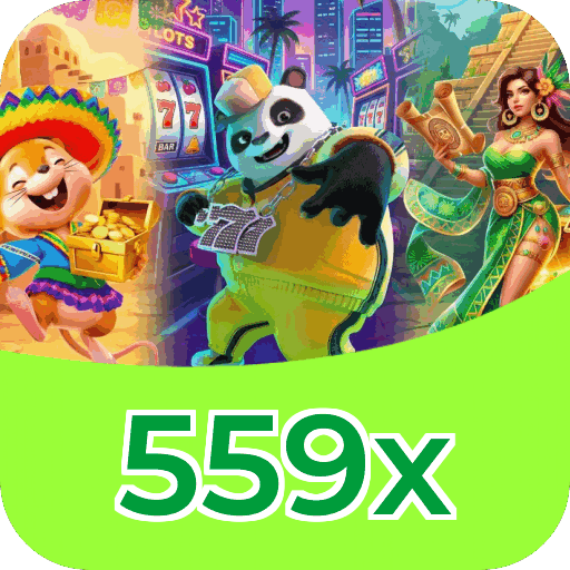 Plataforma 559x mostrando interface moderna, jogos certificados e recursos de segurança licenciados